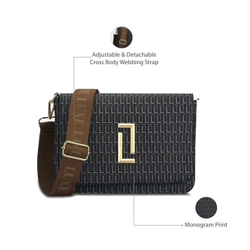 Image of Lavie Luxe Women's Mono Candy 2 Compartment Medium Solid Sling Bag | Ladies Purse Handbag | Ladies Gift