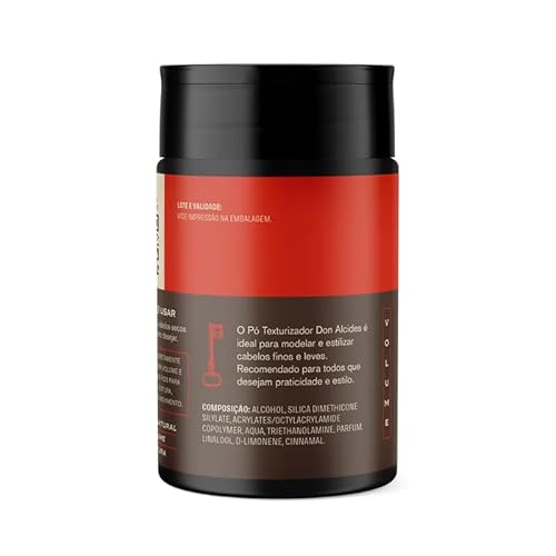 Pó Texturizador Barba Negra - Modealodr em Pó Cabelo - Don Alcides