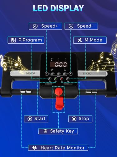 Merax 3.0HP Foldable Treadmill