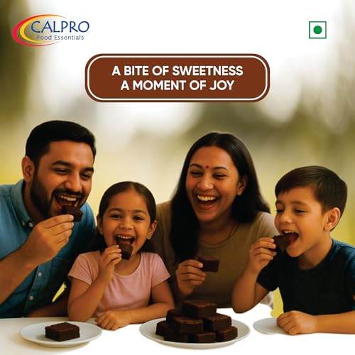 Image of Calpro's Egg-Free Dark Devil Brownie Mix ! Rich Chocolate Flavour! Fudgy & Crust Quick and Easy to Make ! Cake Mix for Kids -100% Vegetarian : 350G
