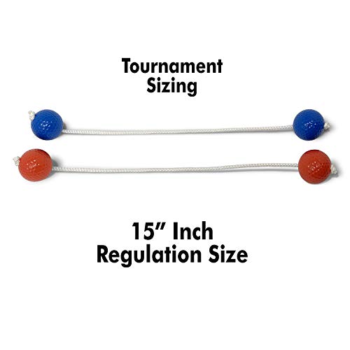 Kayco Outlet - Tournament Quality Ladder Balls Replacement – 8 Pack - for Outdoor Ladderball Toss and Golf Game Set 14.75