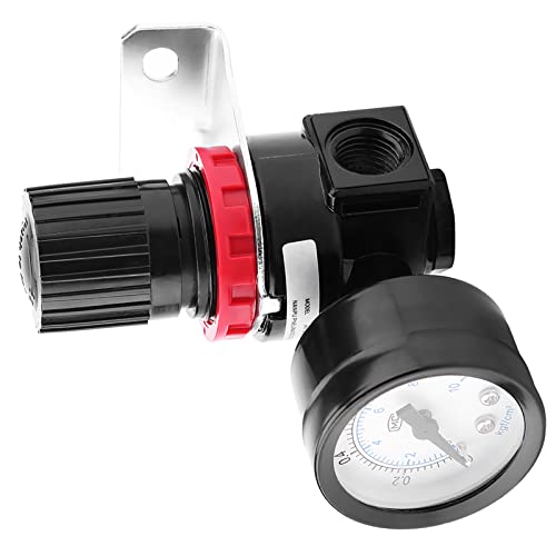 Air Regulator Manifold Regulor AR2000 Air Control Compressor Pressure Gauge Relief Regulator Valve with Gauge 14 * 6 * 5
