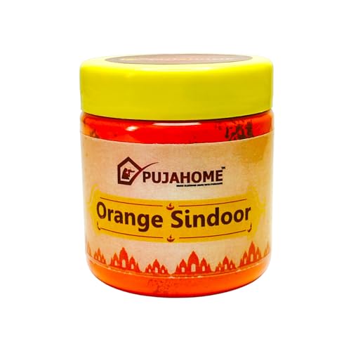 Image of Original Premium quality Hanuman Ji Sindoor | Orange Sindoor |100% Pure Hanuman Ji Pooja Sindoor, Pack of 4 (250 Gram Each)