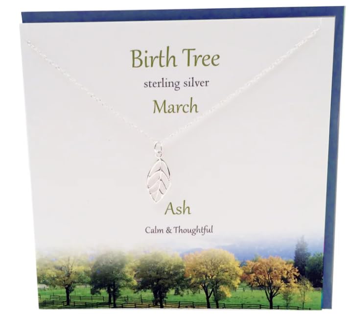 Pendentif arbre de naissance de mars en argent pour cultiver le calme