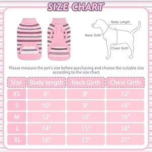 Bingpet Turtleneck Dog Sweater for Small Medium Large Dogs Boy or Girlwarm Knitted Pullover Pet Sweaterscolorful Striped Puppy Sweater with Cute Pocketgreat Gift for Pet in New Yearpinks  Cucciolini Doodles Bingpet turtleneck dog sweater for small medium large dogs boy or girlwarm knitted pullover pet sweaterscolorful striped puppy sweater with cute pocketgreat gift for pet in new yearpinks   cucciolini doodles