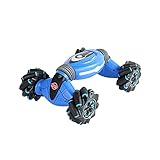 Al jugar con este coche de acrobacias, los niños no solo pueden disfrutar del emocionante juego, sino que también pueden desarrollar su coordinación mano-ojo, mejorar el desarrollo de su cerebro y mejorar sus habilidades motoras, etc. Este genial coche de acrobacias se adapta a niños, niñas y adultos. elección para Navidad o cumpleaños. Un divertido coche de juguete interactivo para niños y adolescentes de 5,6,7,8,9,10+ años.