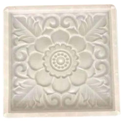 Ciment de brique à motif floral coulable avec moule à béton - 3