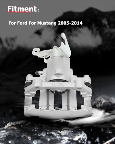 Image of cciyu 18B4926 18B4927 Rear Left & Right Brake Calipers With Bracket For Ford For Mustang 2005-2014