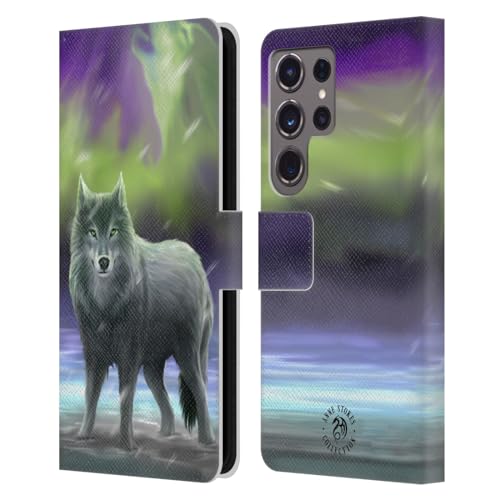 Funda cuero Samsung Galaxy S24 Ultra 5G carcasa tapa billetera Anne Stokes Aura