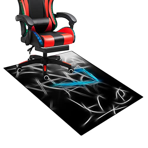 Alfombra para silla de videojuegos con tecnología antideslizante y diseño de cancelación de ruido para decoración del hogar y la oficina, 90 x 120 cm