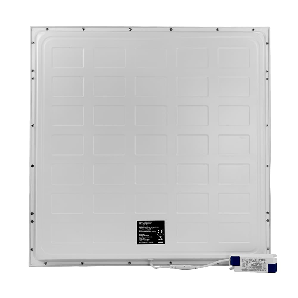 LUXULA LED Panel 62x62cm 36W 3600lm 4000K neutralweiß Deckenleuchte für Rasterdecken
