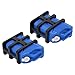 POENVFPO RC Car Simulated Fuel Decoration for 1/8 1/10 RC Crawler Car for SCX10, 2 Pack Mini Oil Can Upgrade Accessory (Blue)