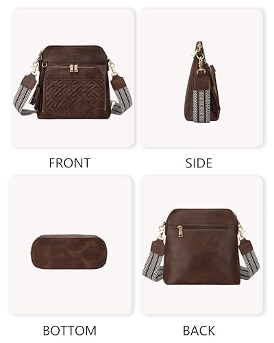 Image of Crossbody Bags for Women with Built In Wallet,RFID Travel Purse