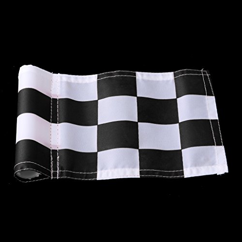 YIJU 5 Peças de Golfe Portátil Quadriculada com Símbolo de Treinamento para Prática - Preto-Branco