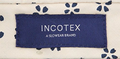 Incotex Dark Blue Melange Pants - Slim4