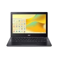 Acer Chromebook, Intel Celeron- N4500 Processor, 4GB LPDDR4 RAM, 64GB eMMC, 29.46cm /11.6" inch HD Display, Chrome OS, Intel UHD Graphics,WiFi 5, Black, 1.2 KG, CO731, Thin &amp; Light Laptop
