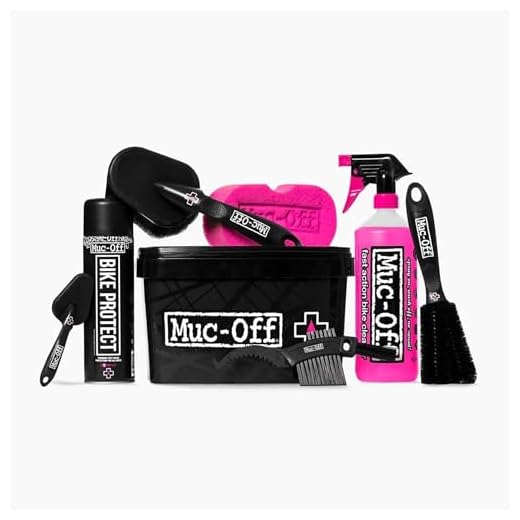 Muc-Off 250US 8 In 1 Bicycle Cleaning Kit - Great Gift For Bike Lovers - Includes Bike Cleaner, Bike Protect, Brushes And Sponge In A Storage Tub