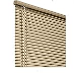 MAINSTAYS Cordless 1-Inch Vinyl Mini Blinds Venetian Light Filtering Darkening Horizontal (72, 31)