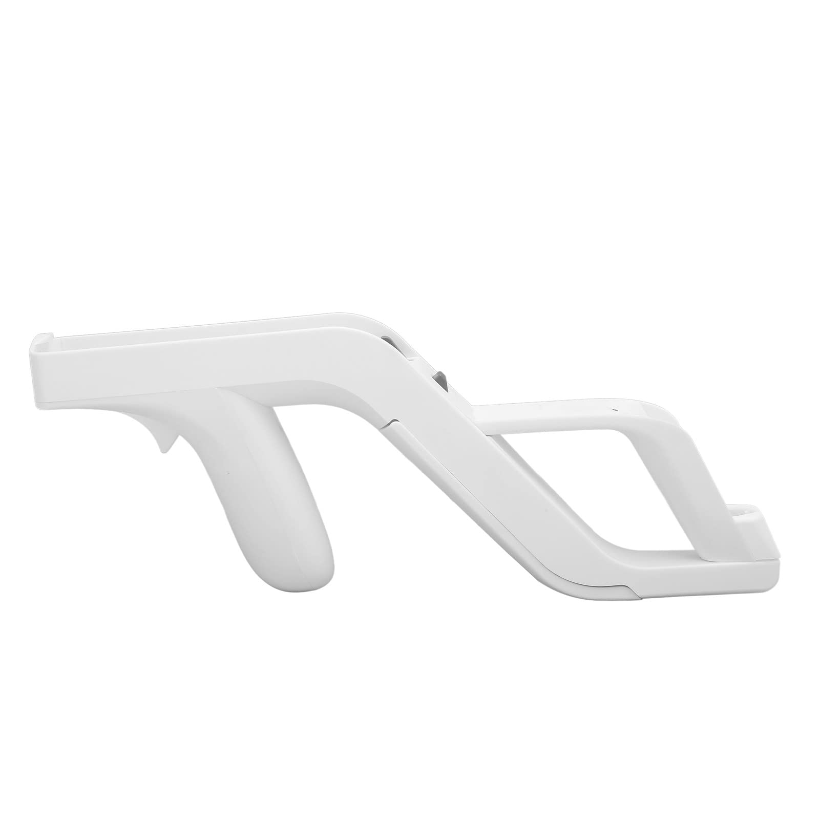 Yoidesu Gamepad Light Gun pour Wii Controller, Blanc Stable Réduit la Fatigue Résistant aux Rayures Accessoire Light Gun pour Jeux de Sport de Tir Électronique(Blanc)