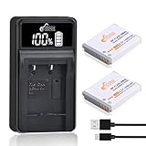 Pickle Power NB-6L NB-6LH Batteries and LED Battery Charger Replacement for Canon PowerShot SX530 HS, SX710 HS, SX700 HS, SX610 HS, SX600 HS, SX540 HS, SX510 HS, SX500 is, SX280 HS, SX270 HS, D30, S90