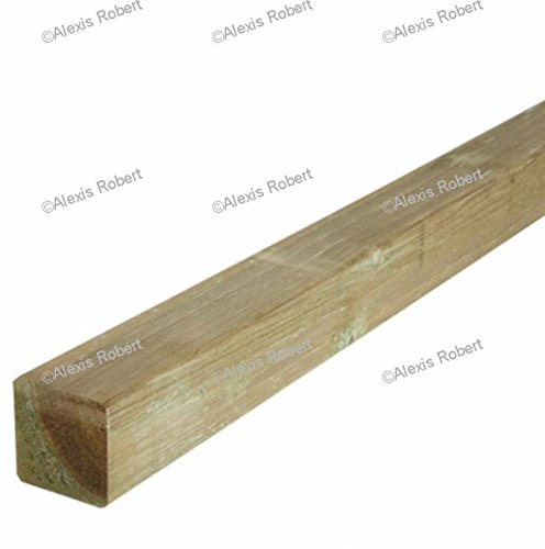 POSTE MADERA CUADRADO MARRON AUTOCLAVE 7X7X120 CM Cover