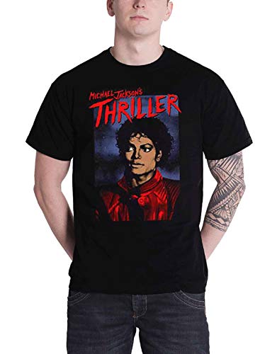 Michael Jackson THRILLER Tシャツ Michael Jackson Thriller T-Shirt Men's Size XS Black Short