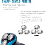 SH50 Têtes de rasoir de remplacement compatibles avec Philips Norelco Series 5000, 5000 Lames pour le rasage électrique Philips S5510, S5340, S5140 paquet de 6