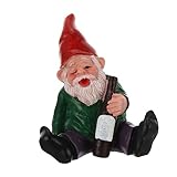 Statue en résine - la conception de taille raisonnable est une excellente décoration pour le jardin, ce qui rend l'ensemble du jardin décoré plus délicat, jolie statue de gnome