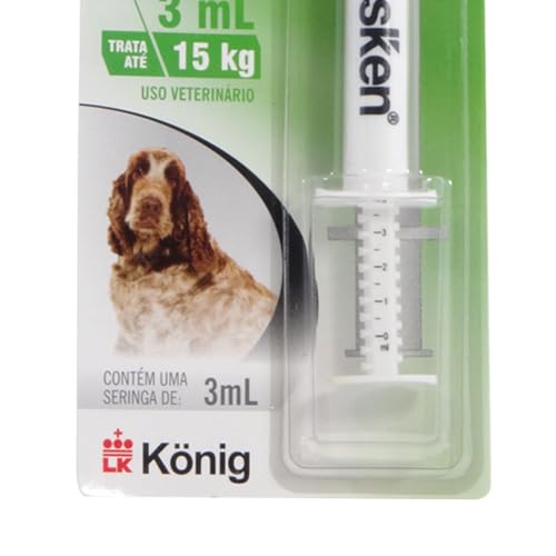 Vermífugo Konig Basken Suspensão Plus 5 para Cães e Gatos - 3ml