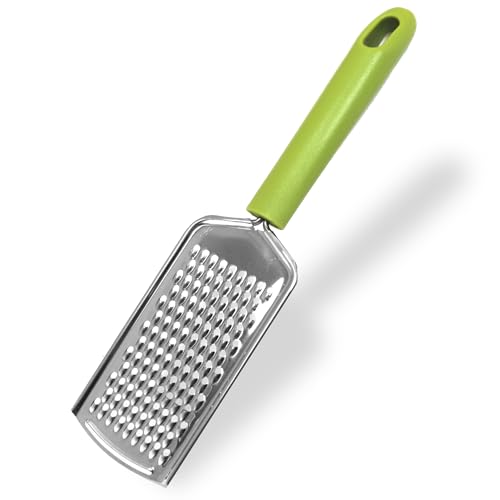 Fackelmann Grattugia da tavola con manico in plastica riciclata certificata GRS, materiale parte funzionale in acciaio inox, dimensioni 25 x 5.5 x 1.5 cm