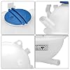EVIL ENERGY Coolant Reservoir, Compatible with Volkswagen Beetle Passat GTI Jetta Golf R Audi A3 Q3 TT Quattro, Replacement for 603-253, 1K0121407A