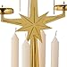 Alexander Taron Importer 9012B Swedish Design Brass Christmas Chime with Candles-11.5