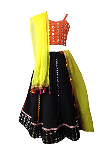 cotton lehenga choli for baby girls,lehenga choli for girls, lehenga choli designs,Navratri,Kutch gujarat designs STITCHED.