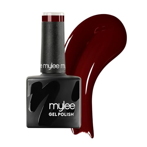 Mylee Gel Nail Polish 8ml [Diva] - UV/LED Soak-Off Gel Polish for Professional Manicure Pedicure & Nail Art Long-Lasting Gel Nail Varnish for Salon & Home Use [Red Range] - Up to 21 Days Chip-Free