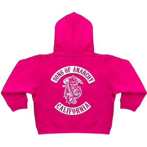 Girls Baby/Kids SONS of Anarchy Hoodie (6 Months - 6 Years) (6-12 Months) Pink Cover