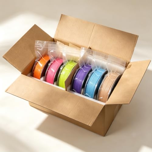 Image of 95A Matte TPU Filament Bundle 1.75mm 6 Pack 250g