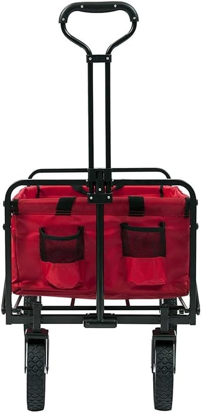 Zusammenklappbarer Gartenwagen für den Außenbereich, Parkwagen, Picknickwagen mit austauschbarer Abdeckung – Bild 4