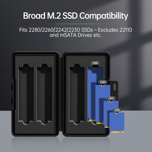 Caja para almacenamiento M.2 SSD con 4 ranuras y base USB C miniatura 3