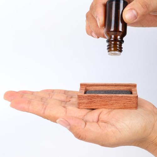 Difusor de aceites esenciales en caja de madera portátil miniatura 3