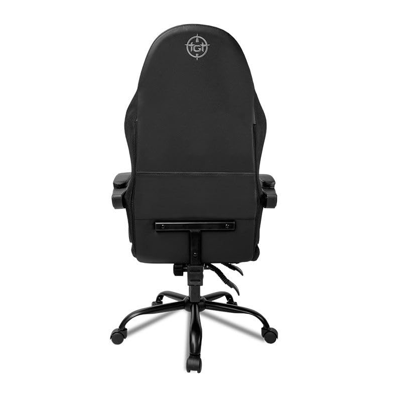 Cadeira Gamer TGT HR RGB | Reclinável 135° | Couro PU | LED RGB | Almofadas Lombar e Pescoço | Preto | TGT-HR-RGB01 glide