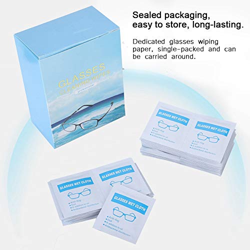 Lens Clean Vochtige Doekjes, 100 PCS Glas Hars Lens Clean Vochtige Doekjes Reiniging Desinfectie Antibacterieel - Afbeelding 8