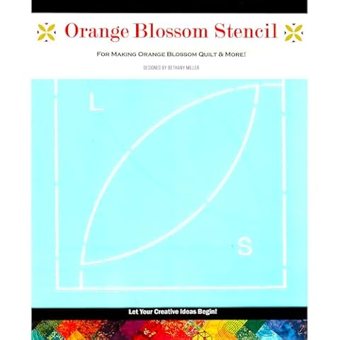 PlumEasy Patterns Orange Blossom Stencil Cover