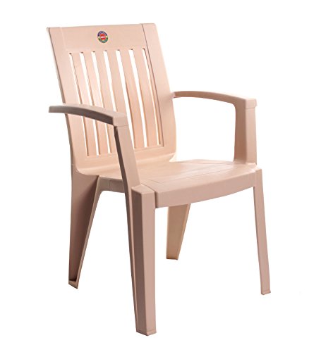 Image of Cello Prominent Set of 4 Chairs (Beige) | Strong and Durable | Easy to Clean | Chair for Living Room, Bed Room, Kitchen, Office Room, Outdoor | 3 Years Warranty