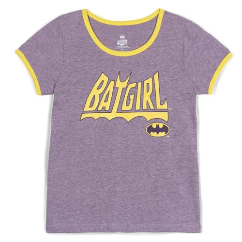 Image of DC Comics Justice League Girls' Glitter Graphic T-Shirt Toddler to Big Kid