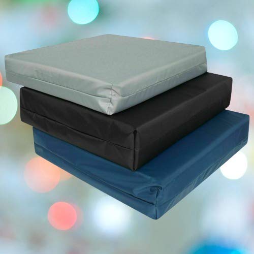 TOP STYLE COLLECTION Foam Mattress Caravan Topper,mobile Home,tourer,Camper van,static Water Proof fabric (Grey, 28''x 73'' x 6'')