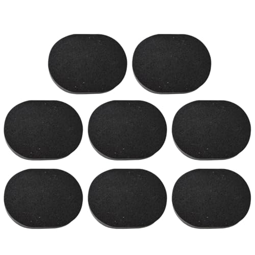 CLISPEED Esponjas de Maquillaje Facial y Lavado de Carbón de Bambú 8 Unidades Tamaño Compacto para Pieles Mixtas Uso Diario y Viaje