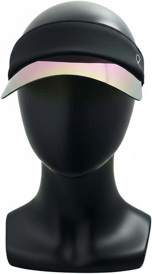 Bluestone Softest Visor with Transparent Shield, Blocks 99% UVA/UVB Rays, Heat Resistant Adjustable Sun Visor, Lightweight Face Shield for Outdoor Sports, Beach, and Hot Weather Activities