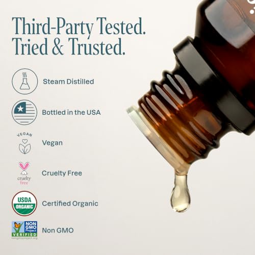 Image of Cliganic Carrot Seed Essential Oil, 100% Pure Natural for Aromatherapy | Non-GMO Verified