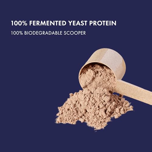 Image of Cosmix Fermented Yeast Protein Powder | 24g Protein | Pure Single-Source Plant Protein | Made In-House | Smooth, Crazy tasty & Gut-Friendly | Kerala Vanilla Bean, 1Kg Pouch