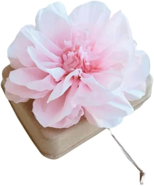 Biodegradable Water Burial Urn Kit with Pink Flower – Cruise Approved Ocean Ashes Scattering Ceremony with Certificate (3 Sizes) (Medium)